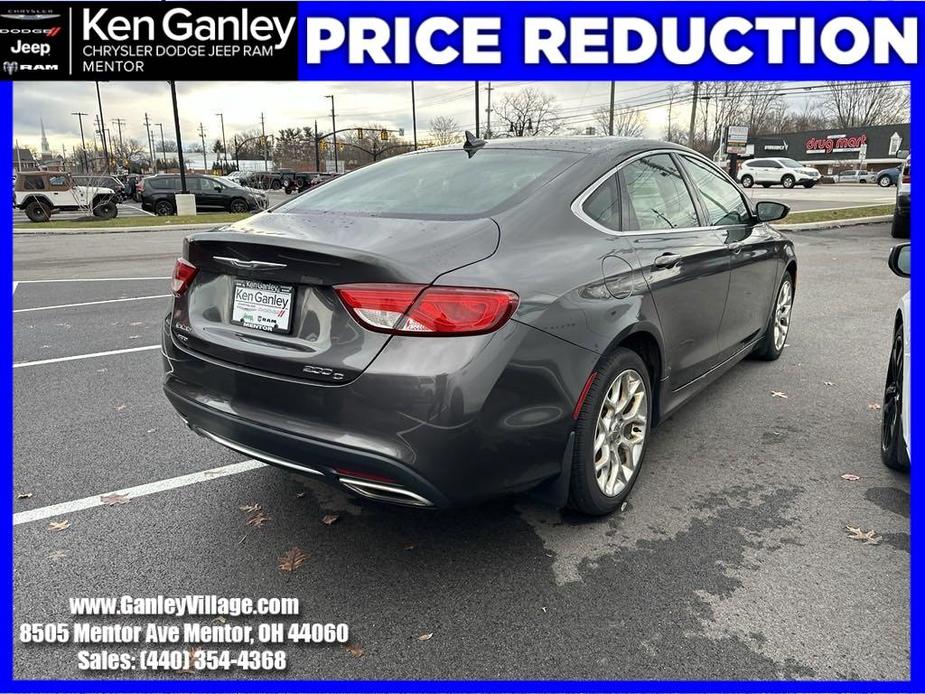 used 2015 Chrysler 200 car, priced at $9,860