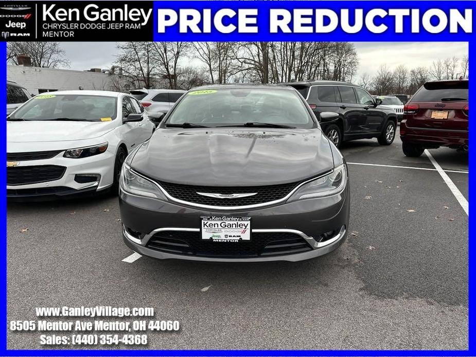 used 2015 Chrysler 200 car, priced at $9,860