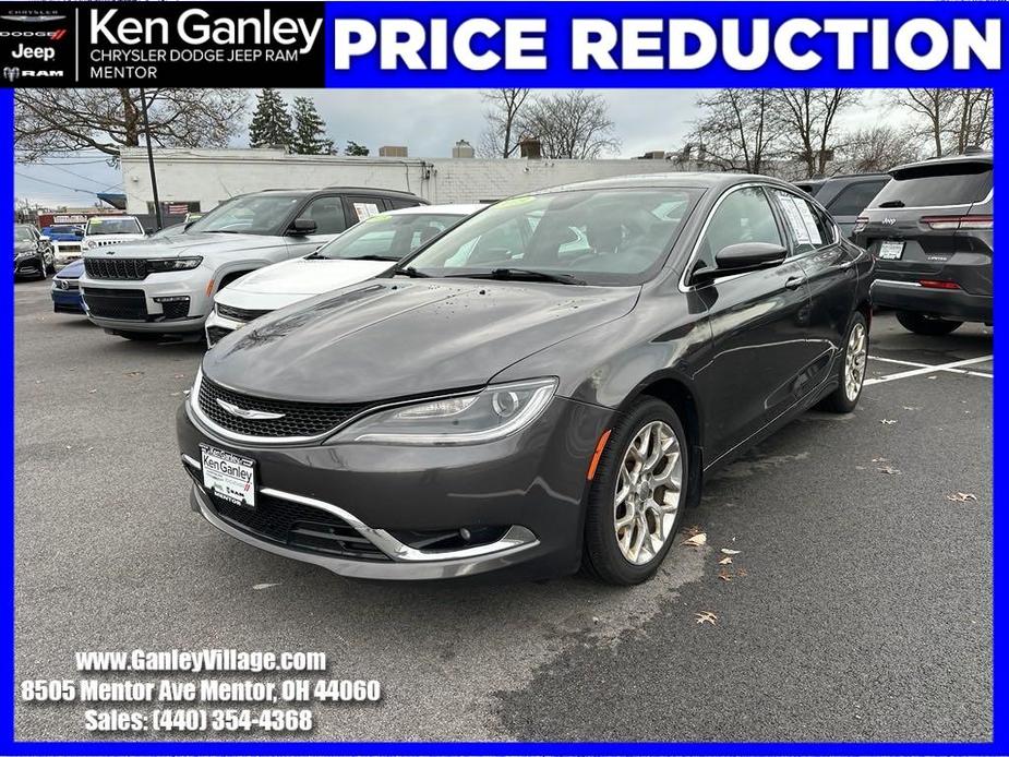 used 2015 Chrysler 200 car, priced at $9,860