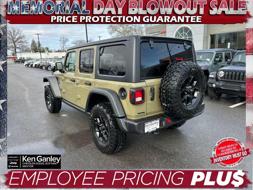 new 2025 Jeep Wrangler car, priced at $48,190