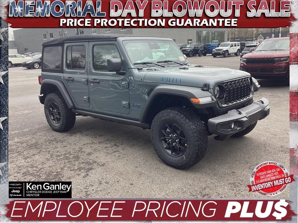 new 2025 Jeep Wrangler 4xe car, priced at $52,000