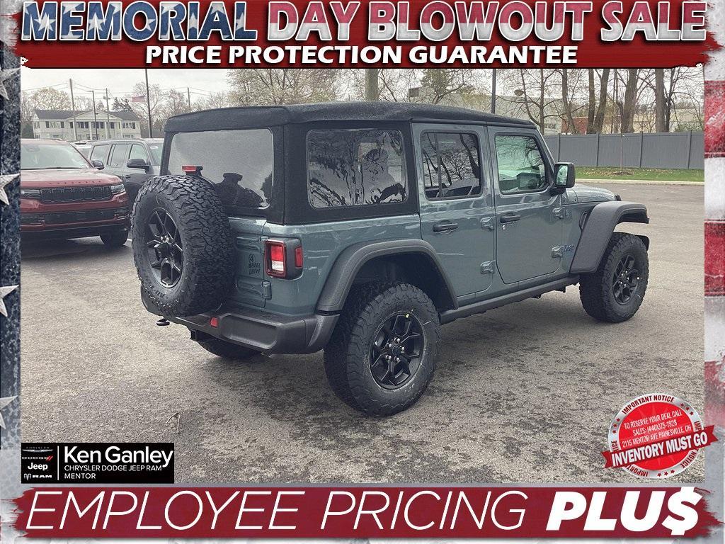 new 2025 Jeep Wrangler 4xe car, priced at $52,000