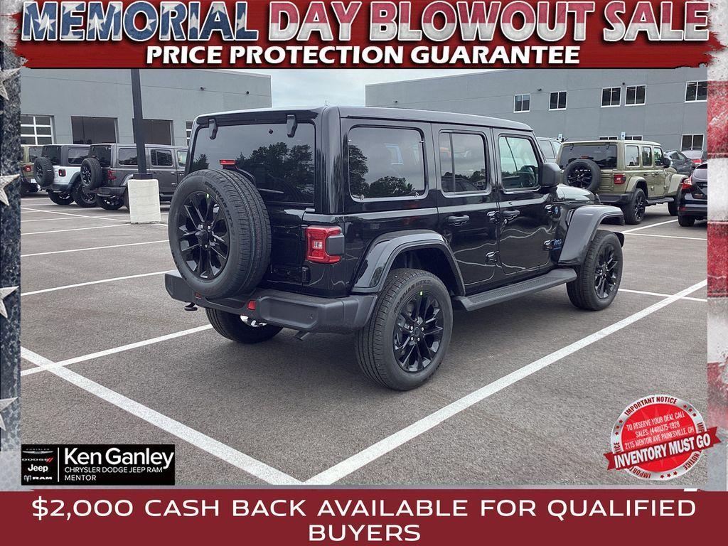 new 2025 Jeep Wrangler 4xe car, priced at $65,445