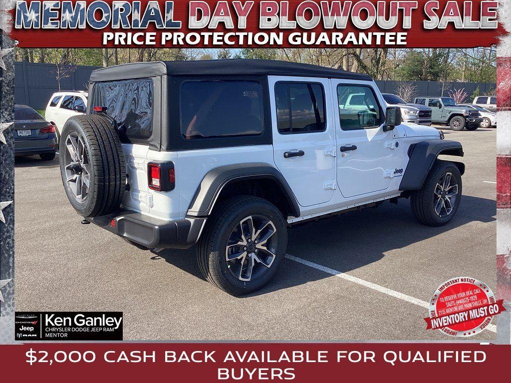 new 2025 Jeep Wrangler 4xe car, priced at $49,327