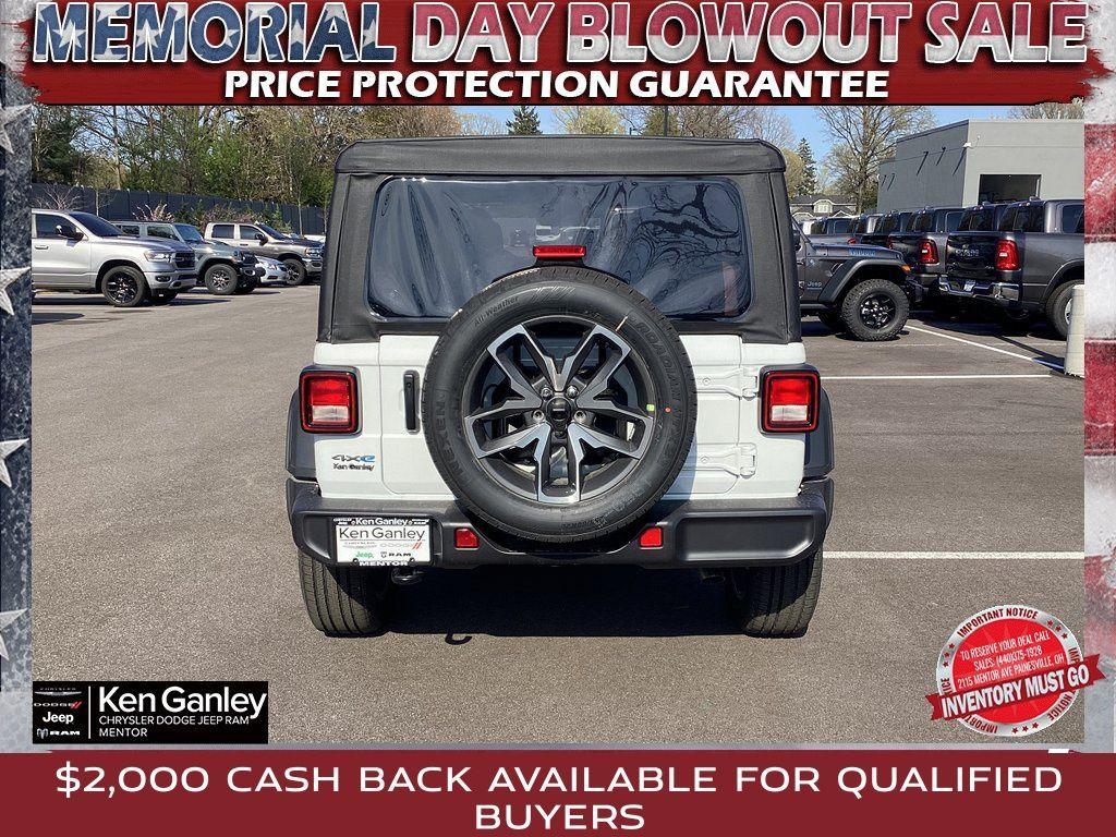 new 2025 Jeep Wrangler 4xe car, priced at $49,327