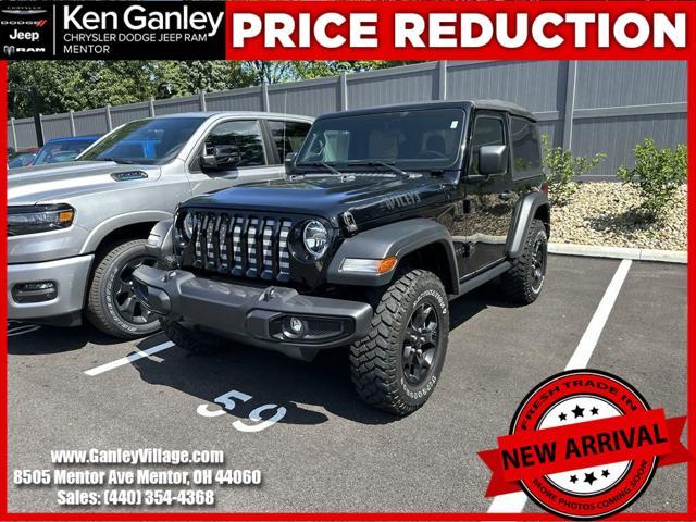 used 2021 Jeep Wrangler car, priced at $27,900