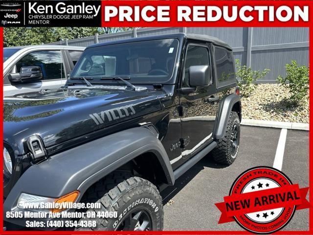 used 2021 Jeep Wrangler car, priced at $27,900