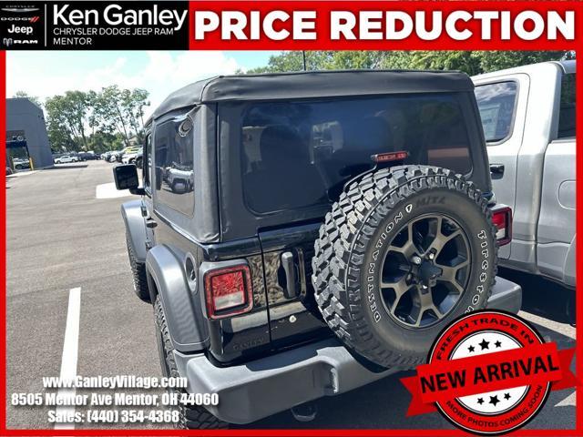 used 2021 Jeep Wrangler car, priced at $27,900