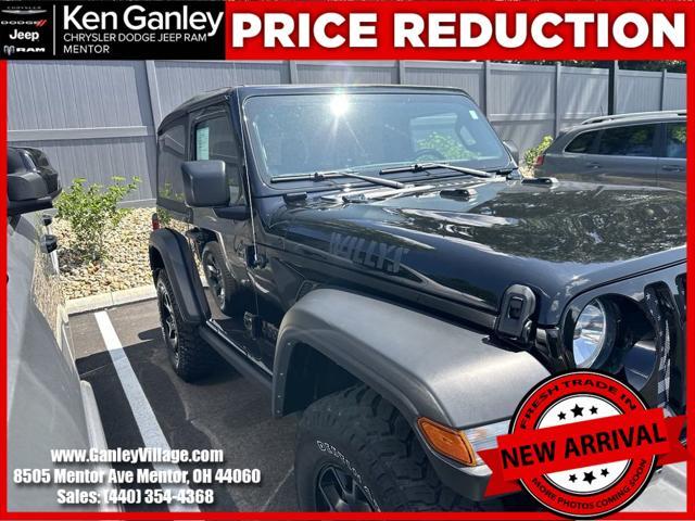 used 2021 Jeep Wrangler car, priced at $27,900