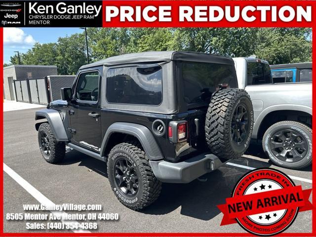 used 2021 Jeep Wrangler car, priced at $27,900