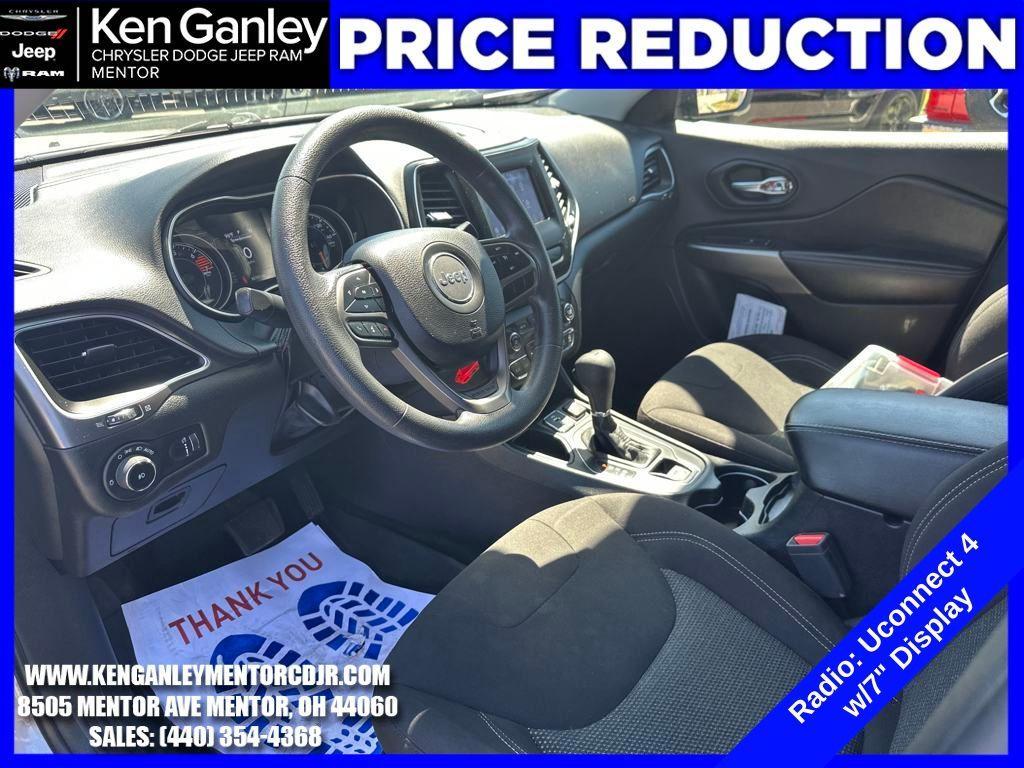 used 2019 Jeep Cherokee car, priced at $15,900