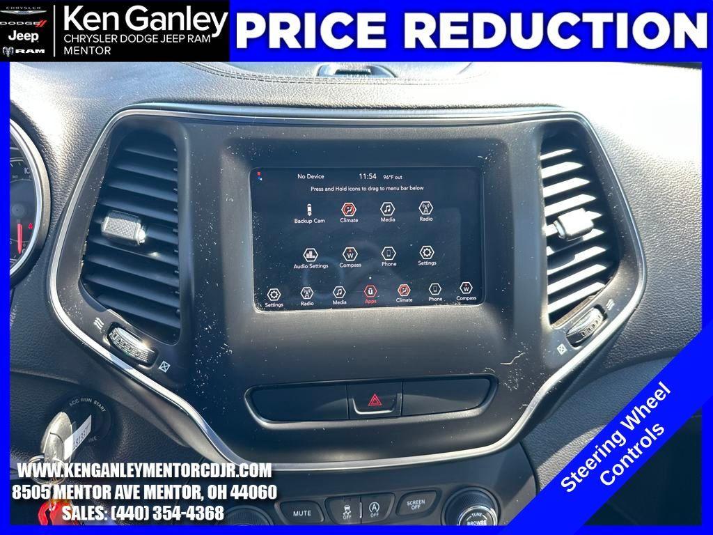 used 2019 Jeep Cherokee car, priced at $15,900