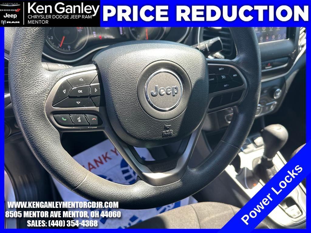 used 2019 Jeep Cherokee car, priced at $15,900