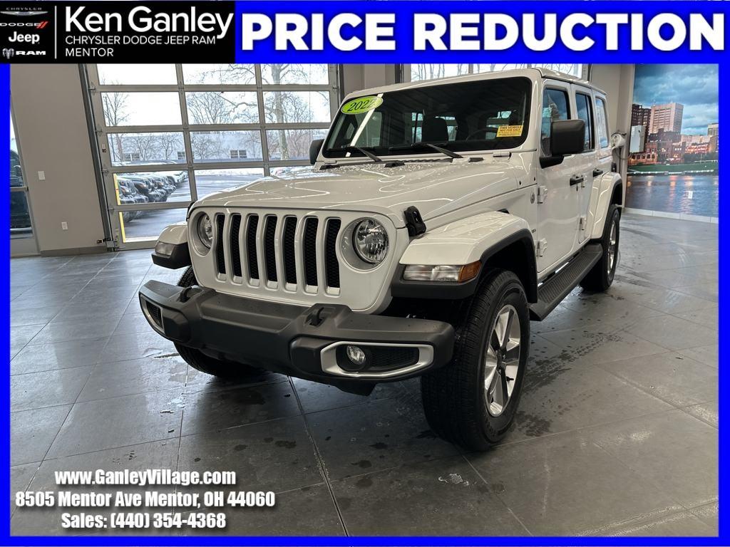 used 2022 Jeep Wrangler Unlimited car, priced at $33,100