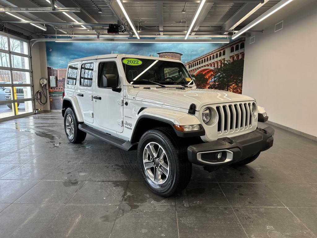 used 2022 Jeep Wrangler Unlimited car, priced at $33,100