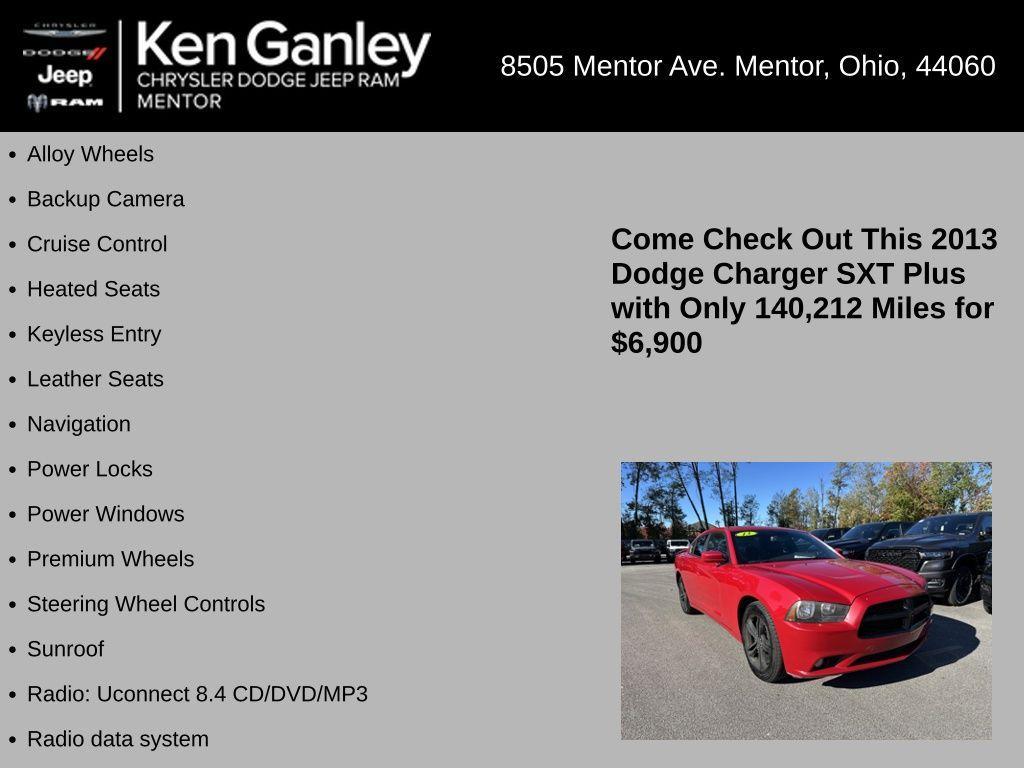 used 2013 Dodge Charger car, priced at $6,900