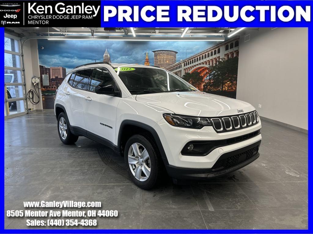 used 2022 Jeep Compass car, priced at $23,800