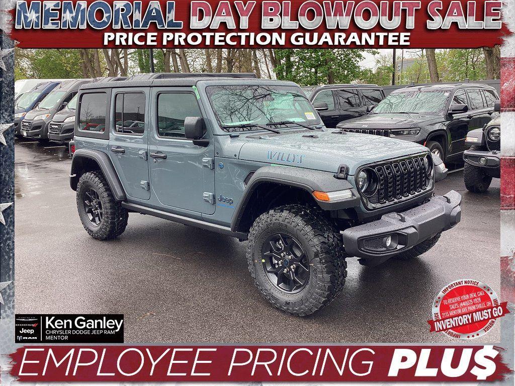 new 2025 Jeep Wrangler 4xe car, priced at $53,300
