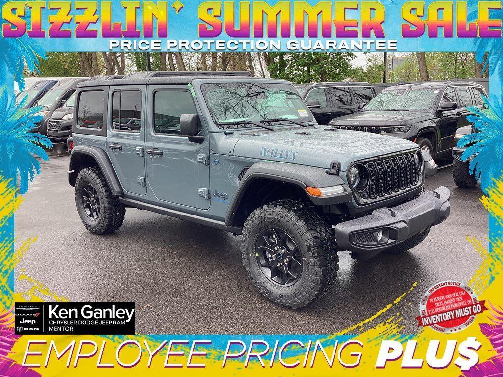 new 2025 Jeep Wrangler 4xe car, priced at $53,180