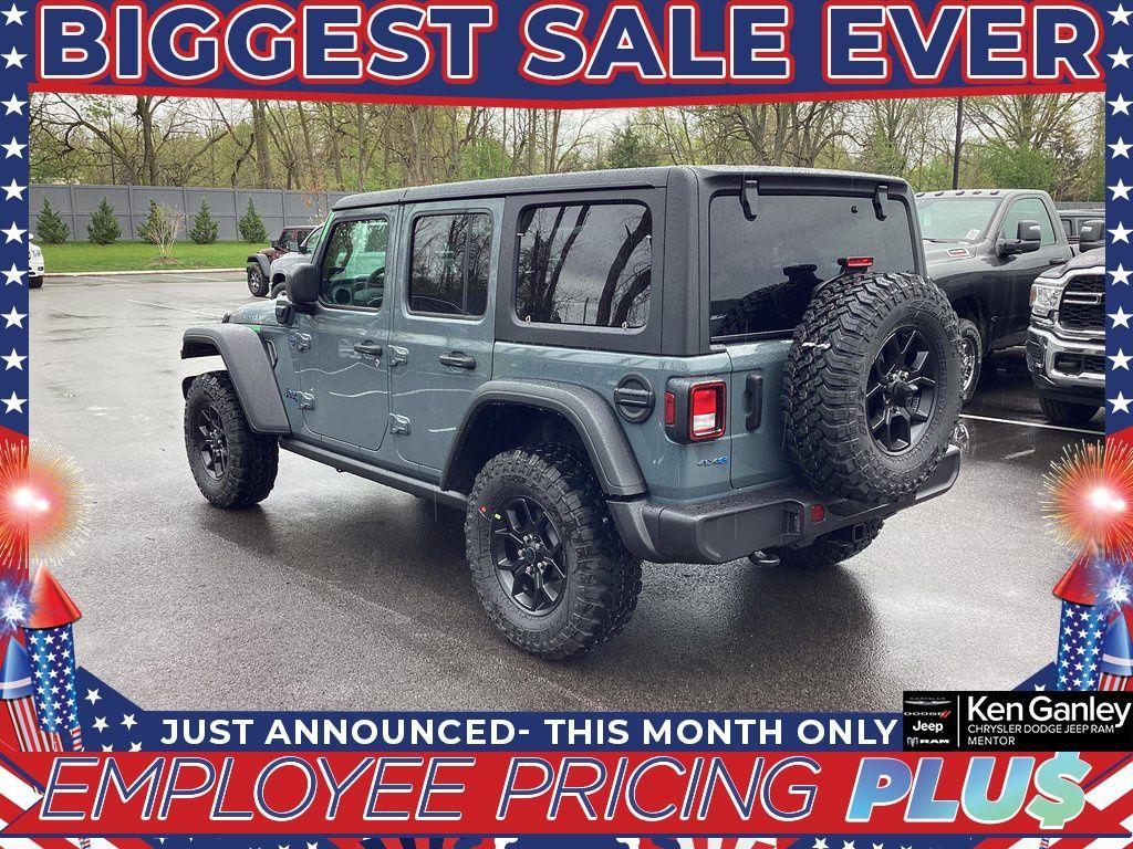 new 2025 Jeep Wrangler 4xe car, priced at $53,180