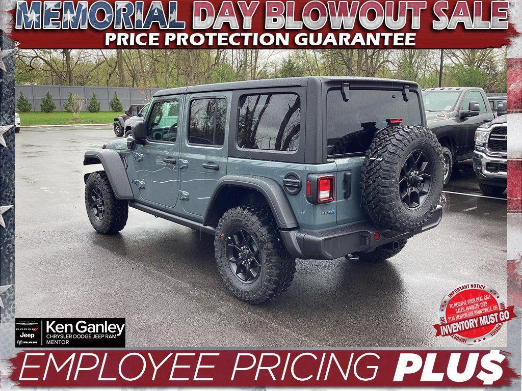 new 2025 Jeep Wrangler 4xe car, priced at $53,300