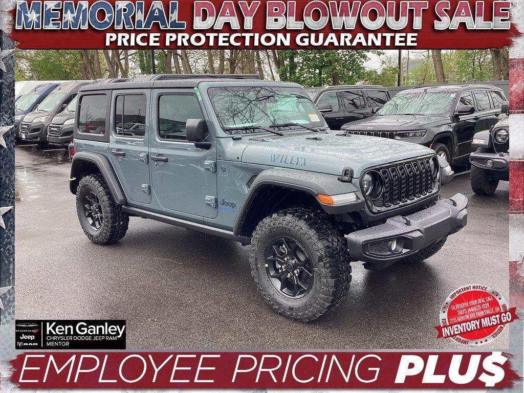 new 2025 Jeep Wrangler 4xe car, priced at $53,300