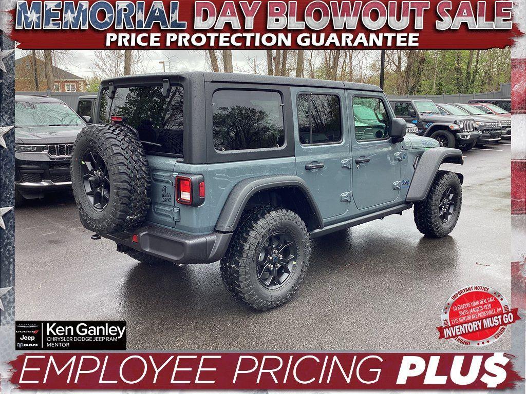 new 2025 Jeep Wrangler 4xe car, priced at $53,300