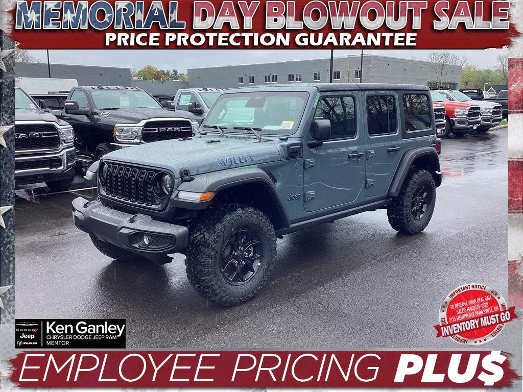 new 2025 Jeep Wrangler 4xe car, priced at $53,300
