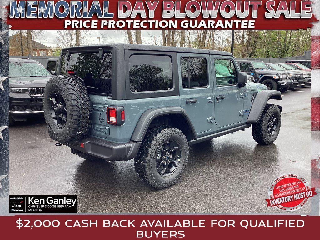 new 2025 Jeep Wrangler 4xe car, priced at $53,180