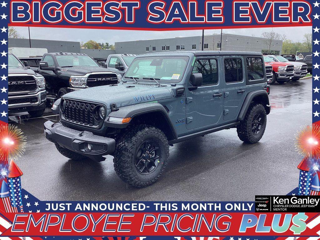 new 2025 Jeep Wrangler 4xe car, priced at $53,180