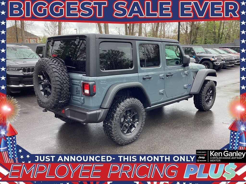 new 2025 Jeep Wrangler 4xe car, priced at $53,180