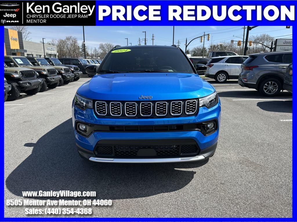 used 2024 Jeep Compass car, priced at $29,423