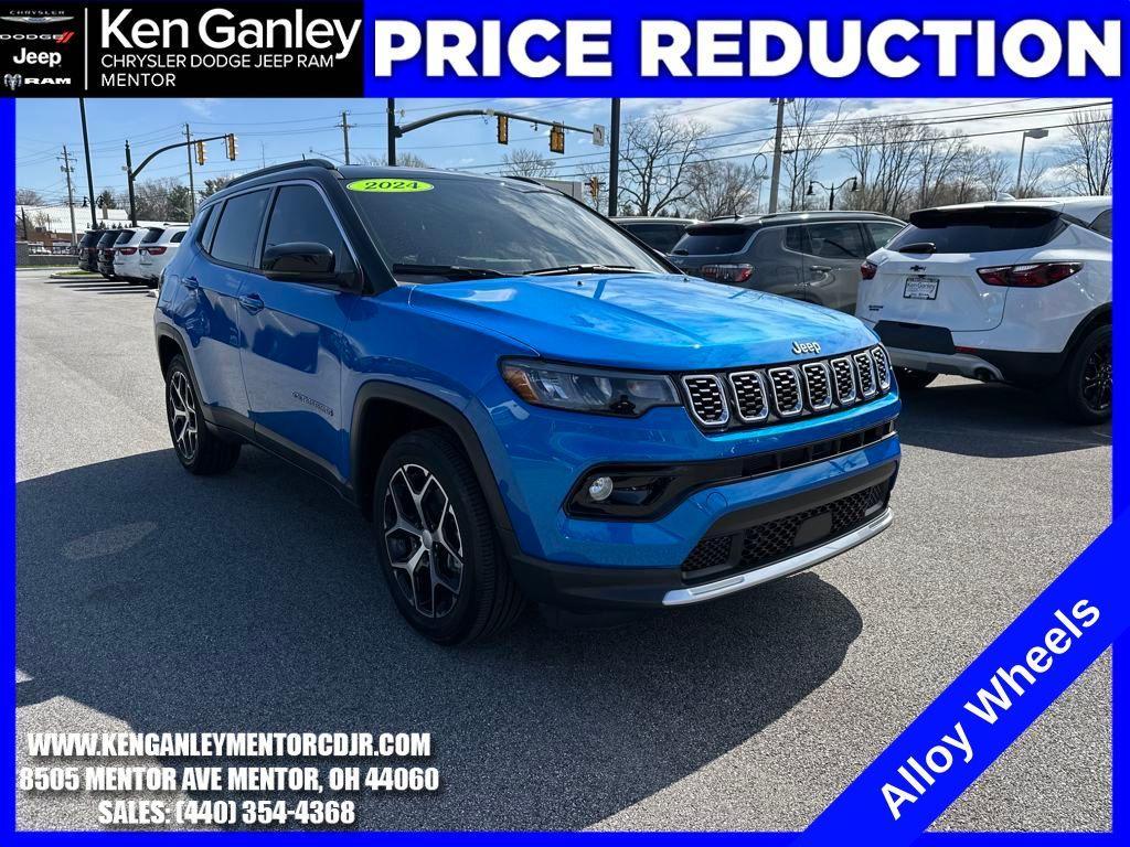 used 2024 Jeep Compass car, priced at $27,500