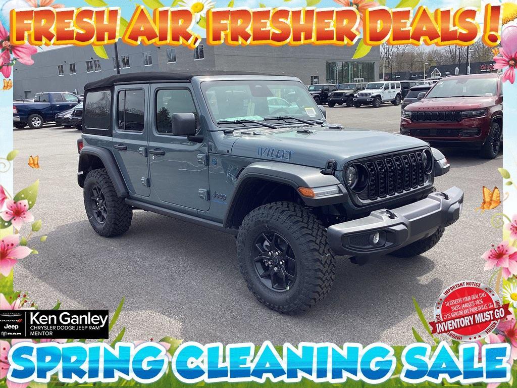new 2025 Jeep Wrangler 4xe car, priced at $48,906