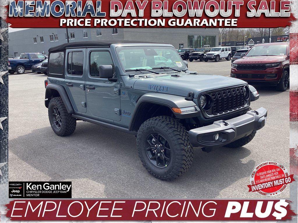 new 2025 Jeep Wrangler 4xe car, priced at $52,000