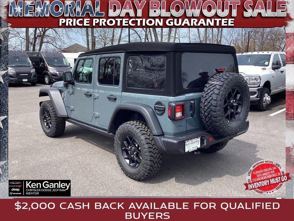 new 2025 Jeep Wrangler 4xe car, priced at $51,880