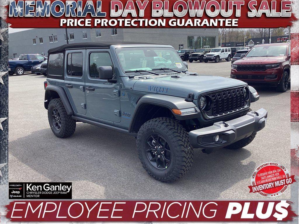 new 2025 Jeep Wrangler 4xe car, priced at $52,000