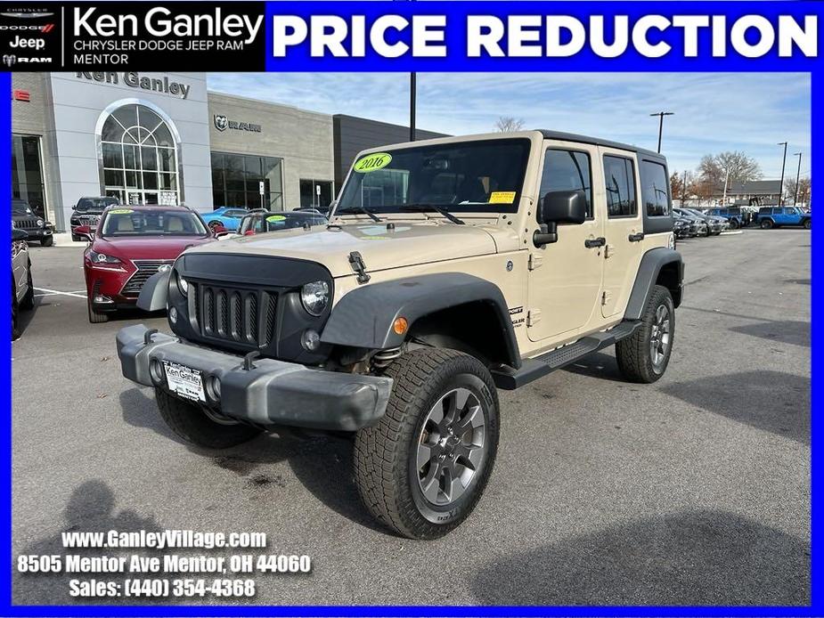 used 2016 Jeep Wrangler Unlimited car, priced at $17,978