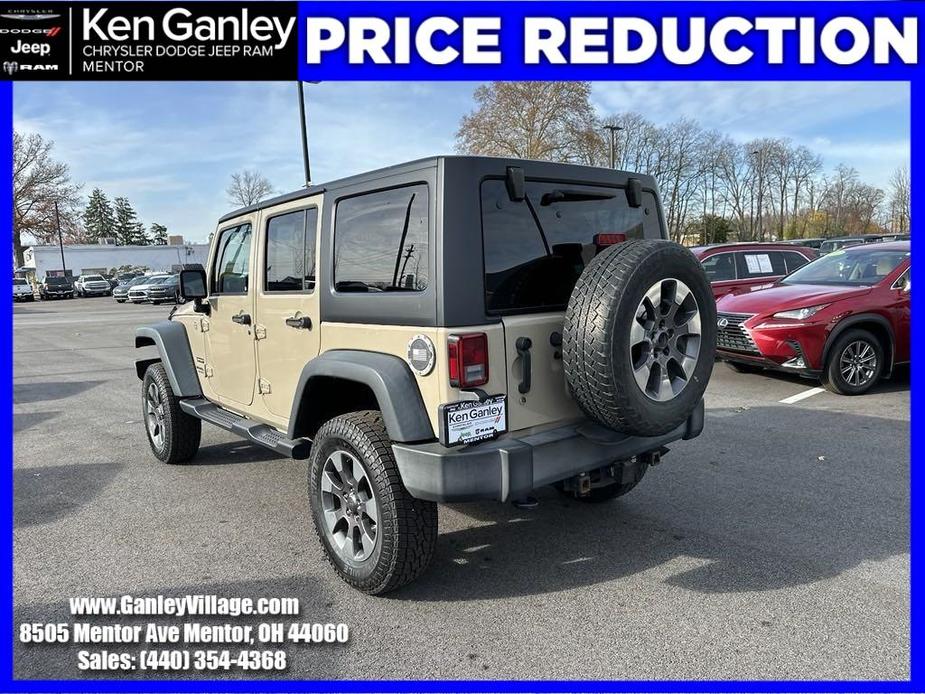 used 2016 Jeep Wrangler Unlimited car, priced at $17,978