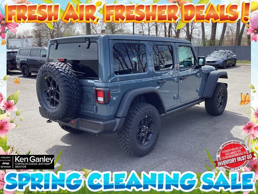 new 2025 Jeep Wrangler 4xe car, priced at $52,056