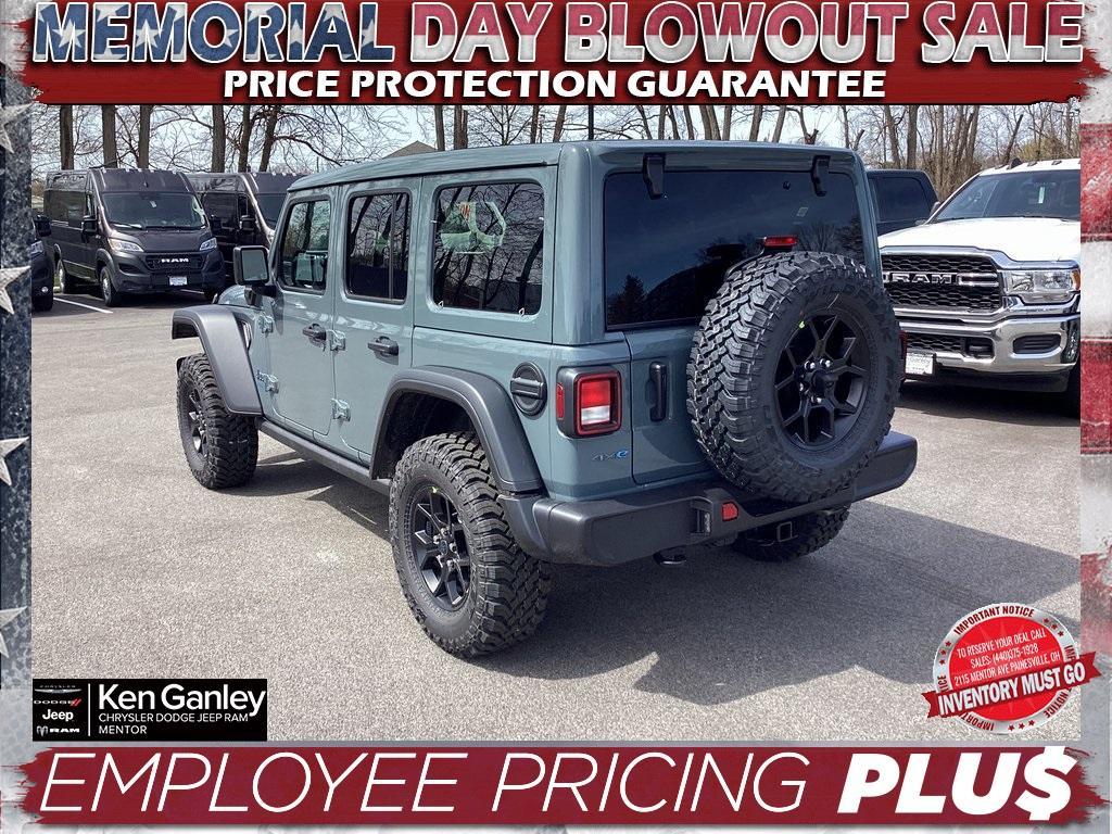 new 2025 Jeep Wrangler 4xe car, priced at $55,500