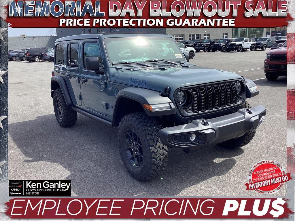 new 2025 Jeep Wrangler 4xe car, priced at $55,500