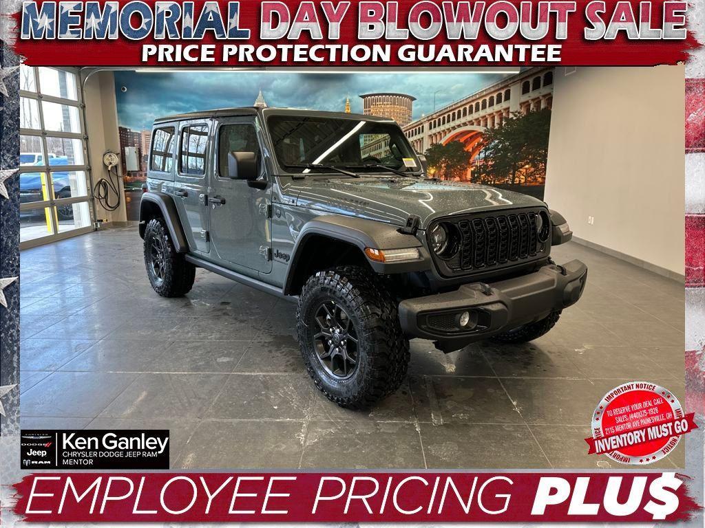 new 2025 Jeep Wrangler car, priced at $45,690