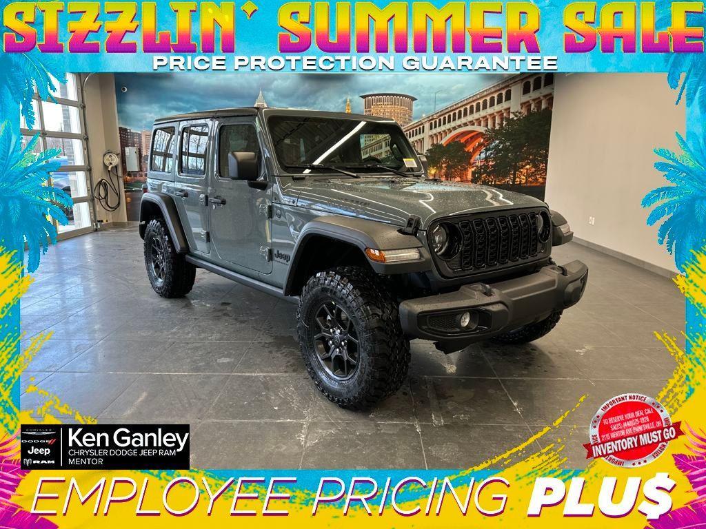 new 2025 Jeep Wrangler car, priced at $40,459