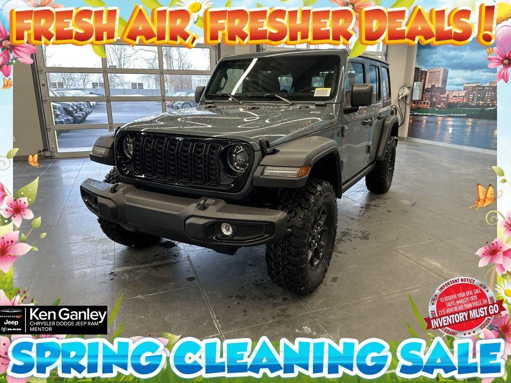 new 2025 Jeep Wrangler car, priced at $44,382