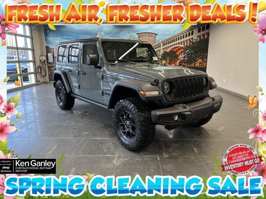 new 2025 Jeep Wrangler car, priced at $44,382