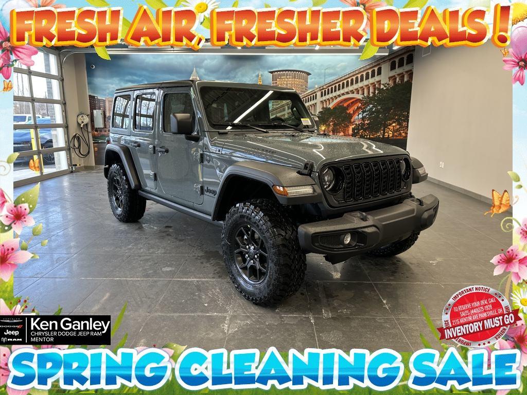 new 2025 Jeep Wrangler car, priced at $44,382