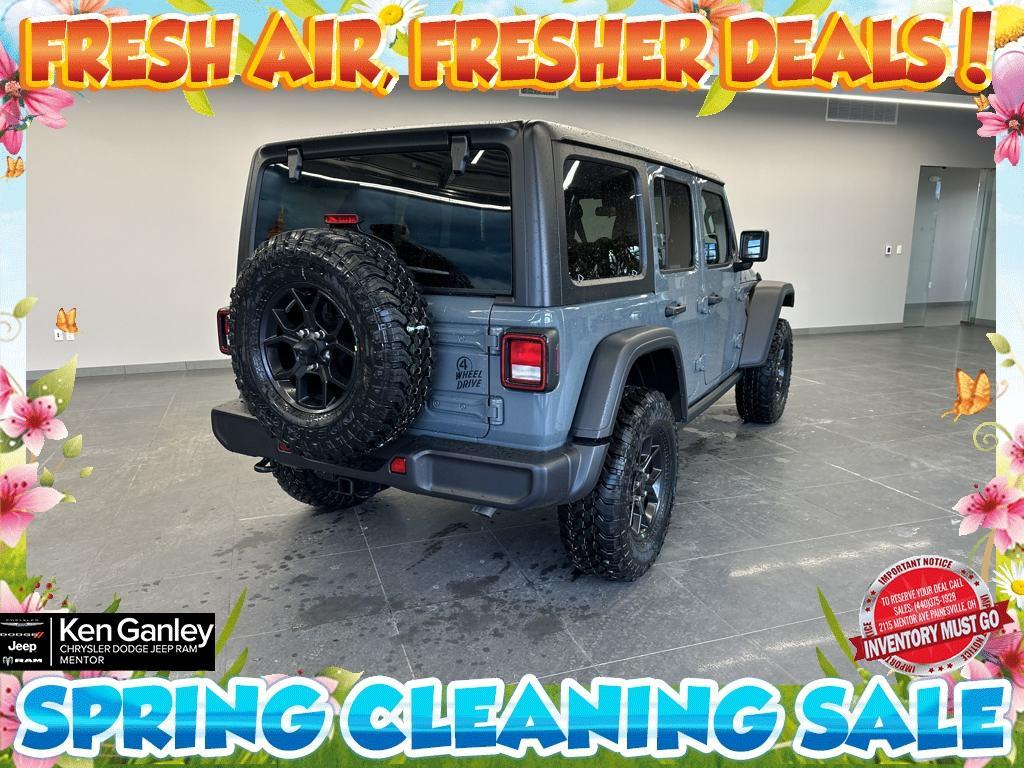 new 2025 Jeep Wrangler car, priced at $44,382
