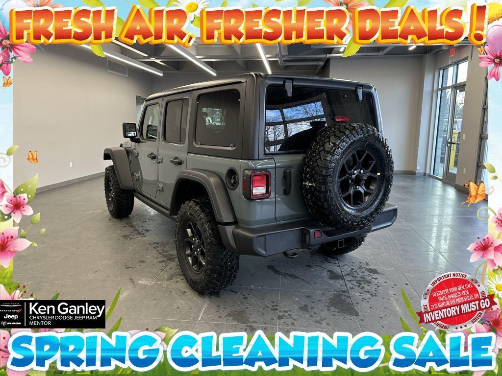 new 2025 Jeep Wrangler car, priced at $44,382