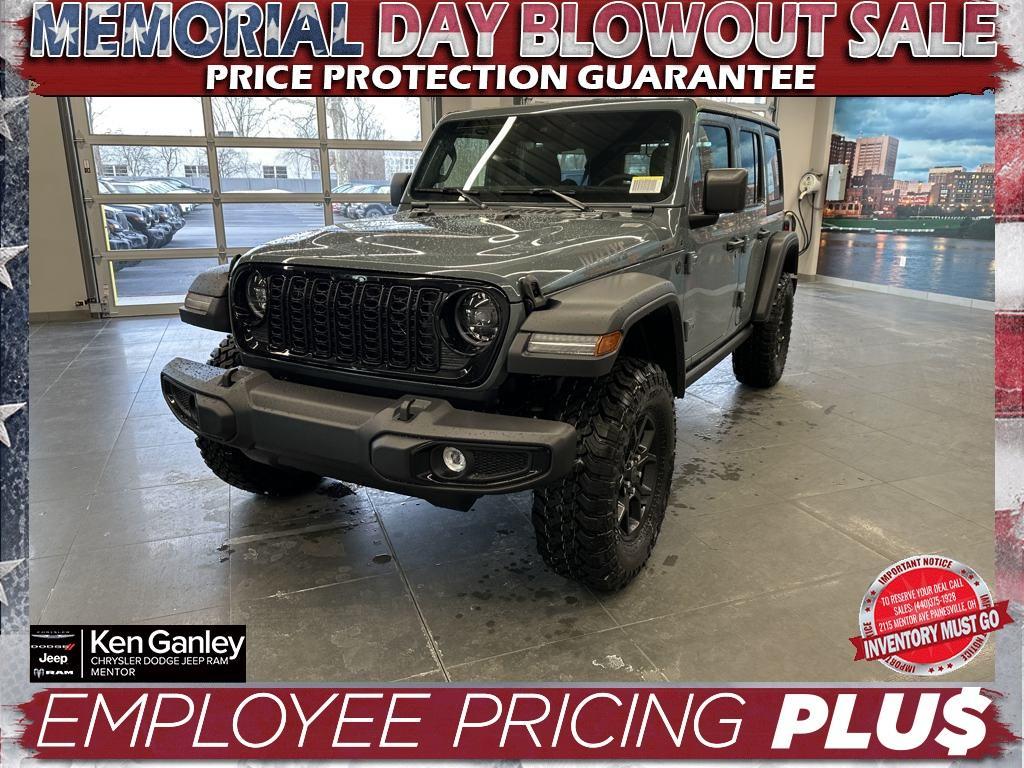 new 2025 Jeep Wrangler car, priced at $46,190